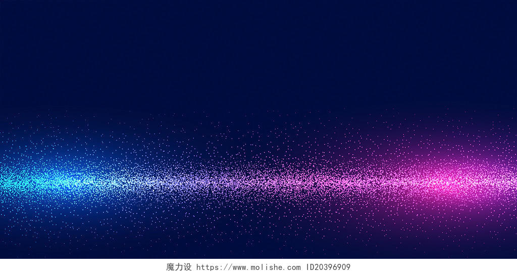离散点粒子颗粒粒子物蓝紫渐变酷炫炫酷科技背景